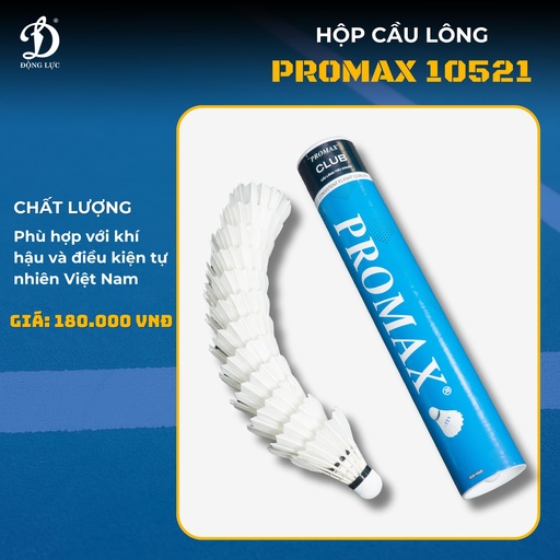 [SP001706] Quả cầu lông Promax PR-10521 (12 quả)